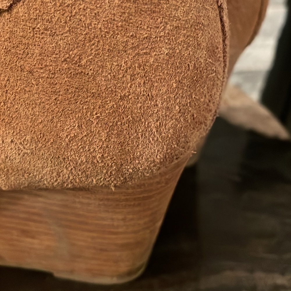 LUCKY BRAND SUEDE LACE UP BOOTIE SIZE6 - Picture 7 of 10